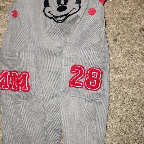 Disney Micky Mouse Overall and T-shirt outfit set 3-6m - Picture 10 of 10